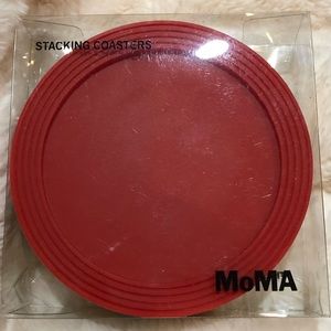 MOMA NY silicone stacking coasters